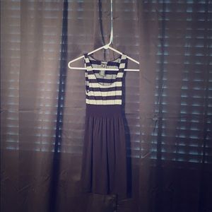 Bebe stretch dress black and grey